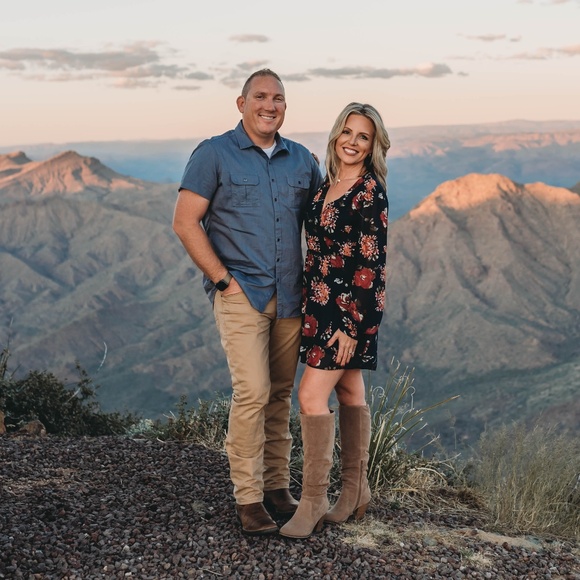 Long sleeve Navy Floral Dress - Picture 4 of 4